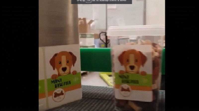 hondensnoep automatisch labelen